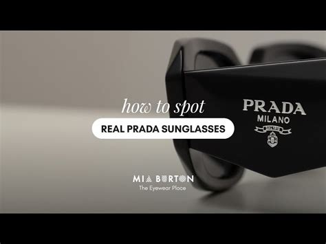 prada sunglasses women fake vs real|prada sunglasses old models.